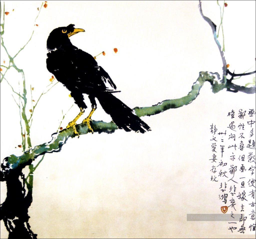 XU Beihong Eagle ancienne Chine à l’encre Peintures à l'huile